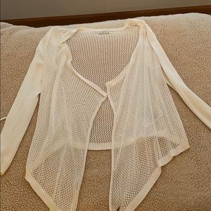 White Abercrombie & Fitch cardigan